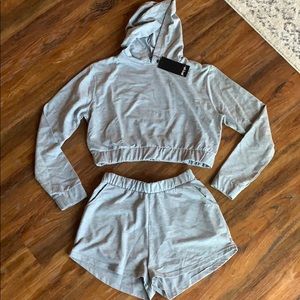Nasty gal lounge set hoodie and shorts